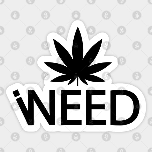 I Need Weed Sticker by defytees